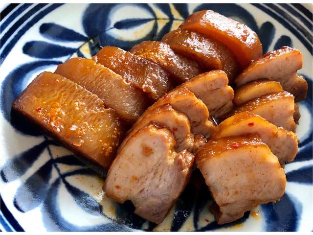 豚バラブロックと大根のコチュジャン煮